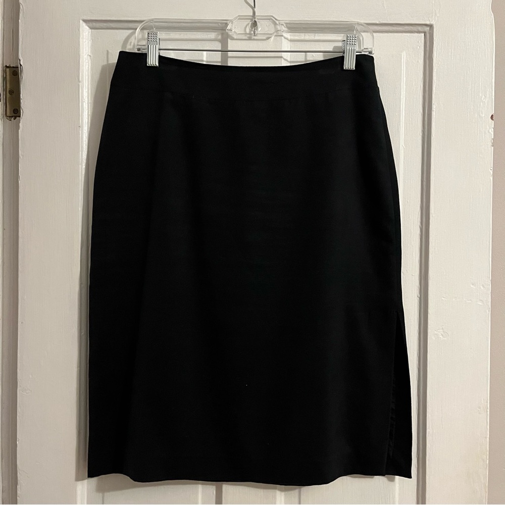 Vintage Suede Black Women's Skirt